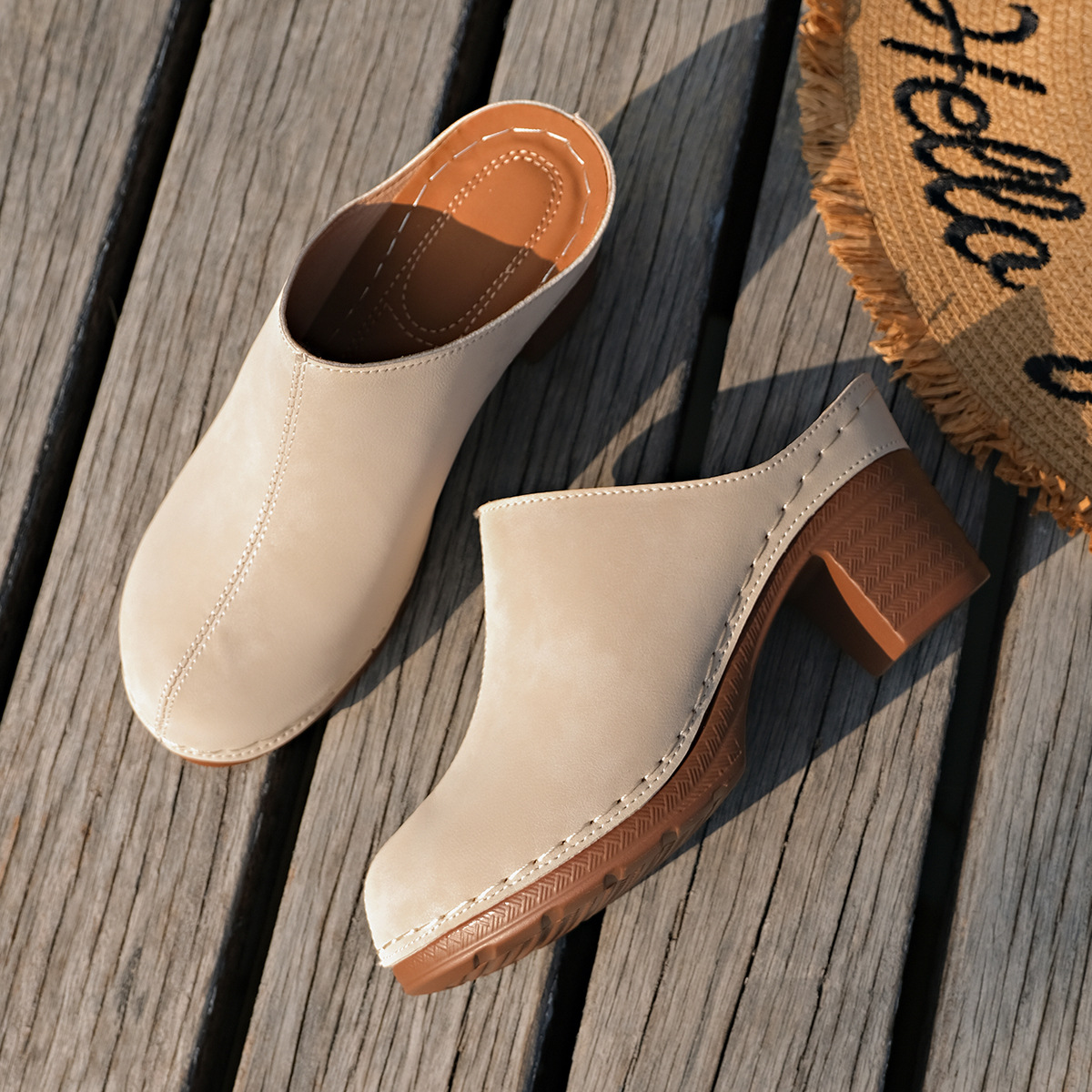 Street Fashion Events - Sandali Imbottiti da Donna, Eleganti Mules