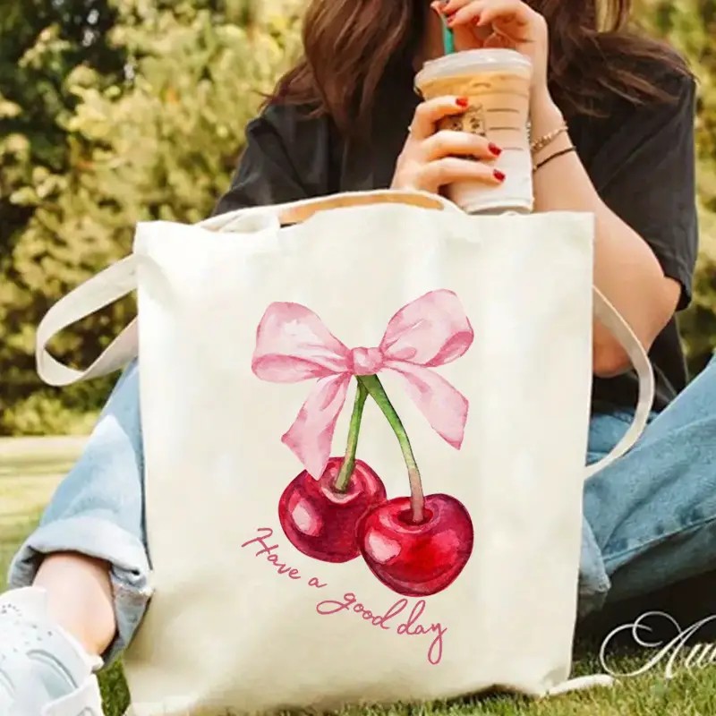 Tote Bag Canvas Print - Borsa tote in tela con design