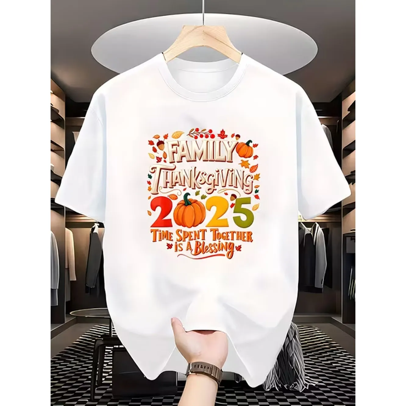 Street Fashion Events - T-shirt da uomo bianca in puro
