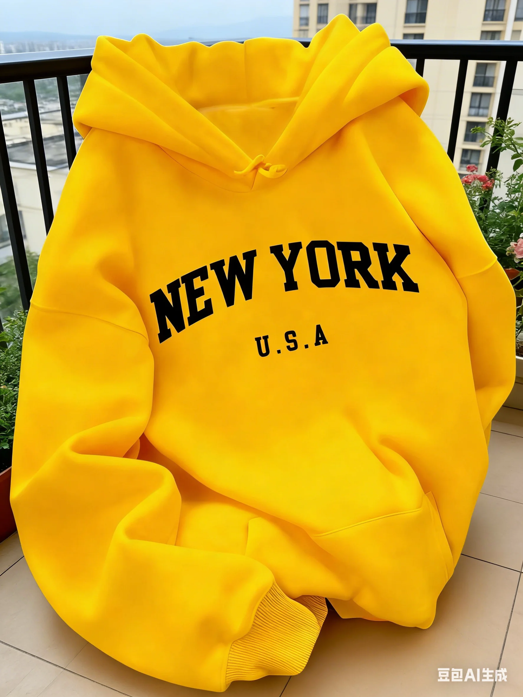 Street Fashion New York - Felpa con cappuccio da donna Taglio