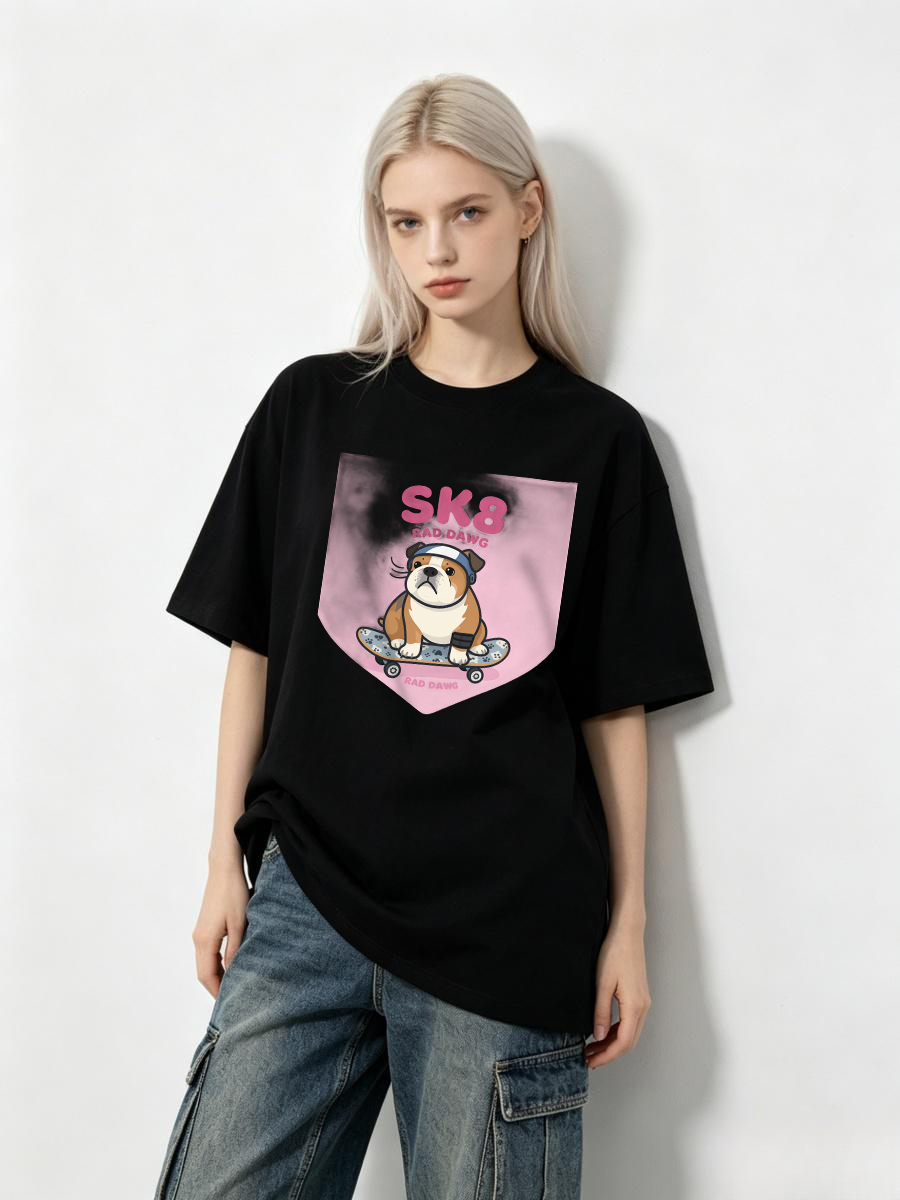 Street Fashion Events - T-Shirt Autunnale con Lavaggio Enzimatico, Effetto