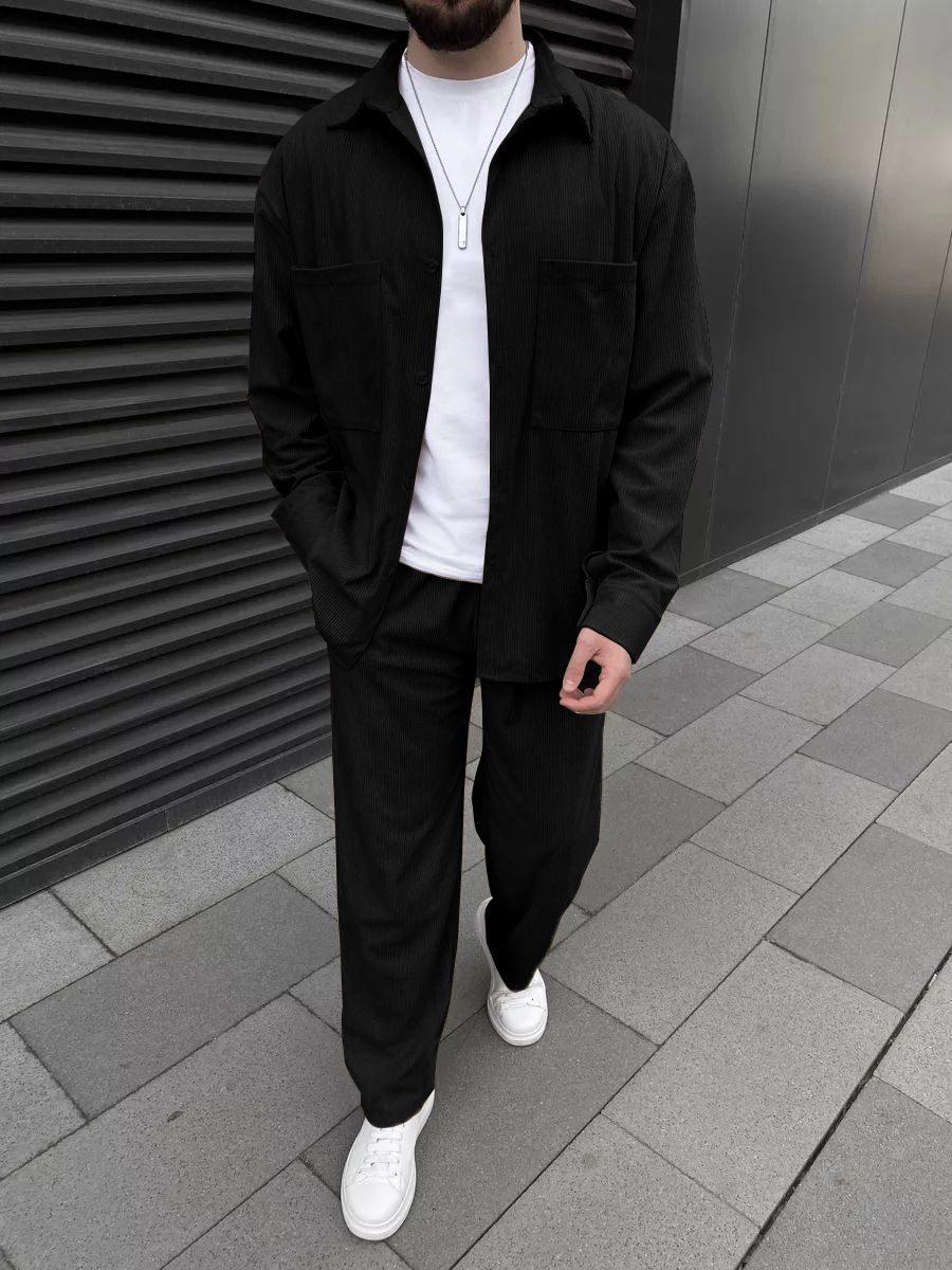 Street Fashion For Man - Completo da uomo in velluto a