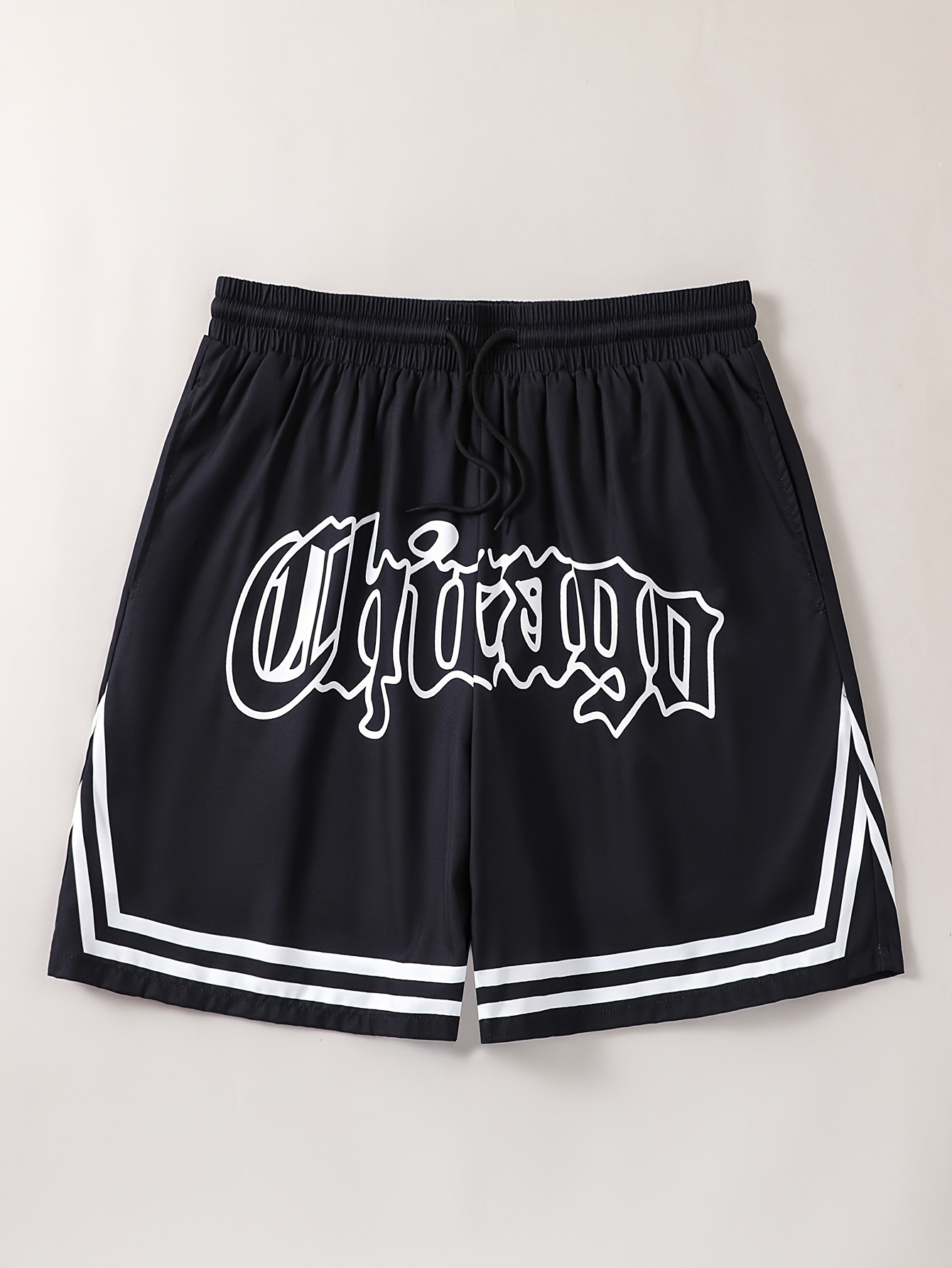 Street Fashion Chicago - Pantaloncini Moto Casual Estivi con Stampa