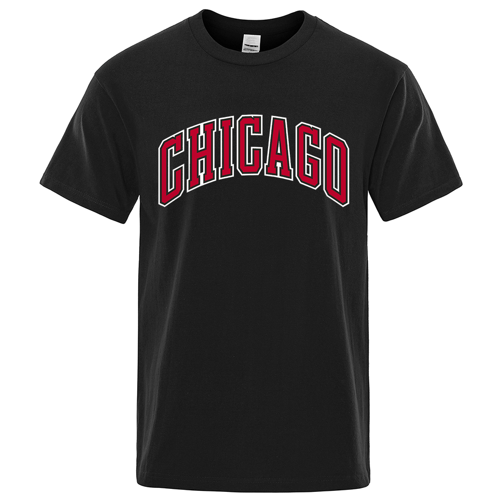 Street Fashion Chicago - T-shirt da uomo American City Chicago