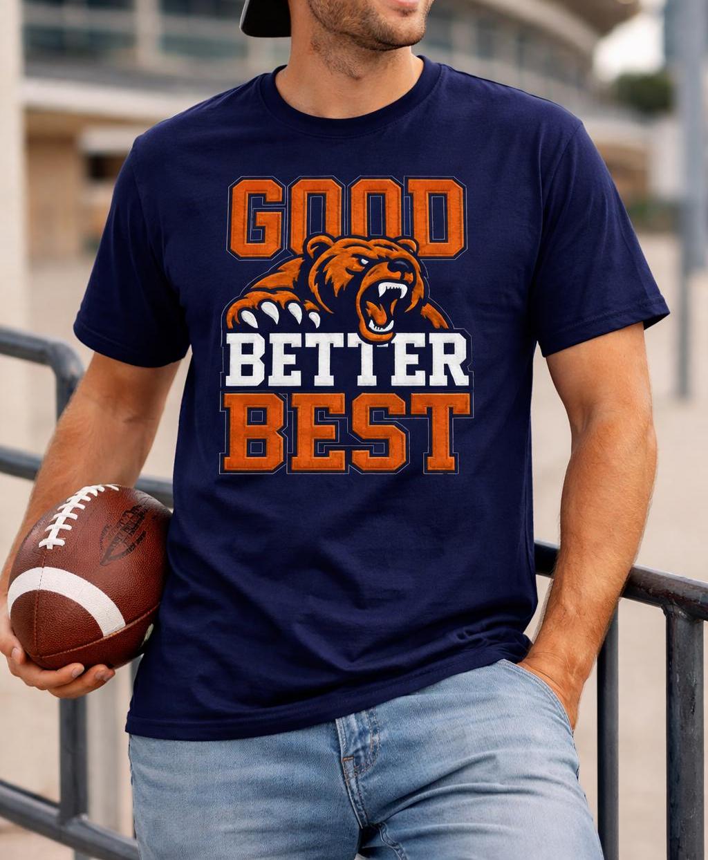 T-shirt Good Better Best Bear  - Street Fashion Chicago recensione e prezzo