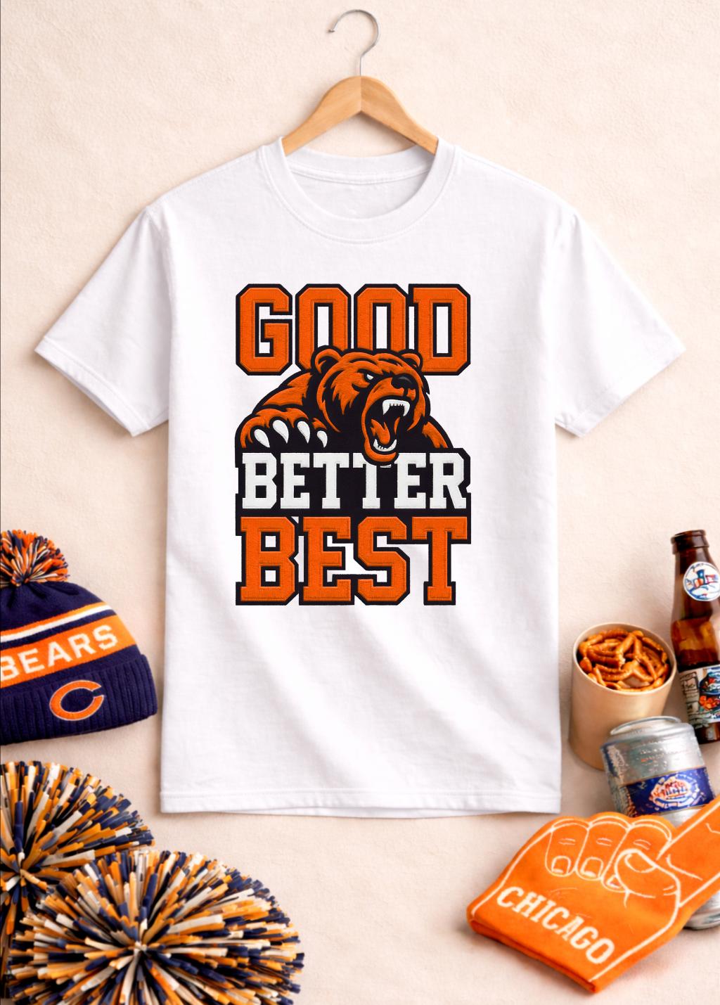 T-shirt Good Better Best Bear  - Street Fashion Chicago recensione e prezzo