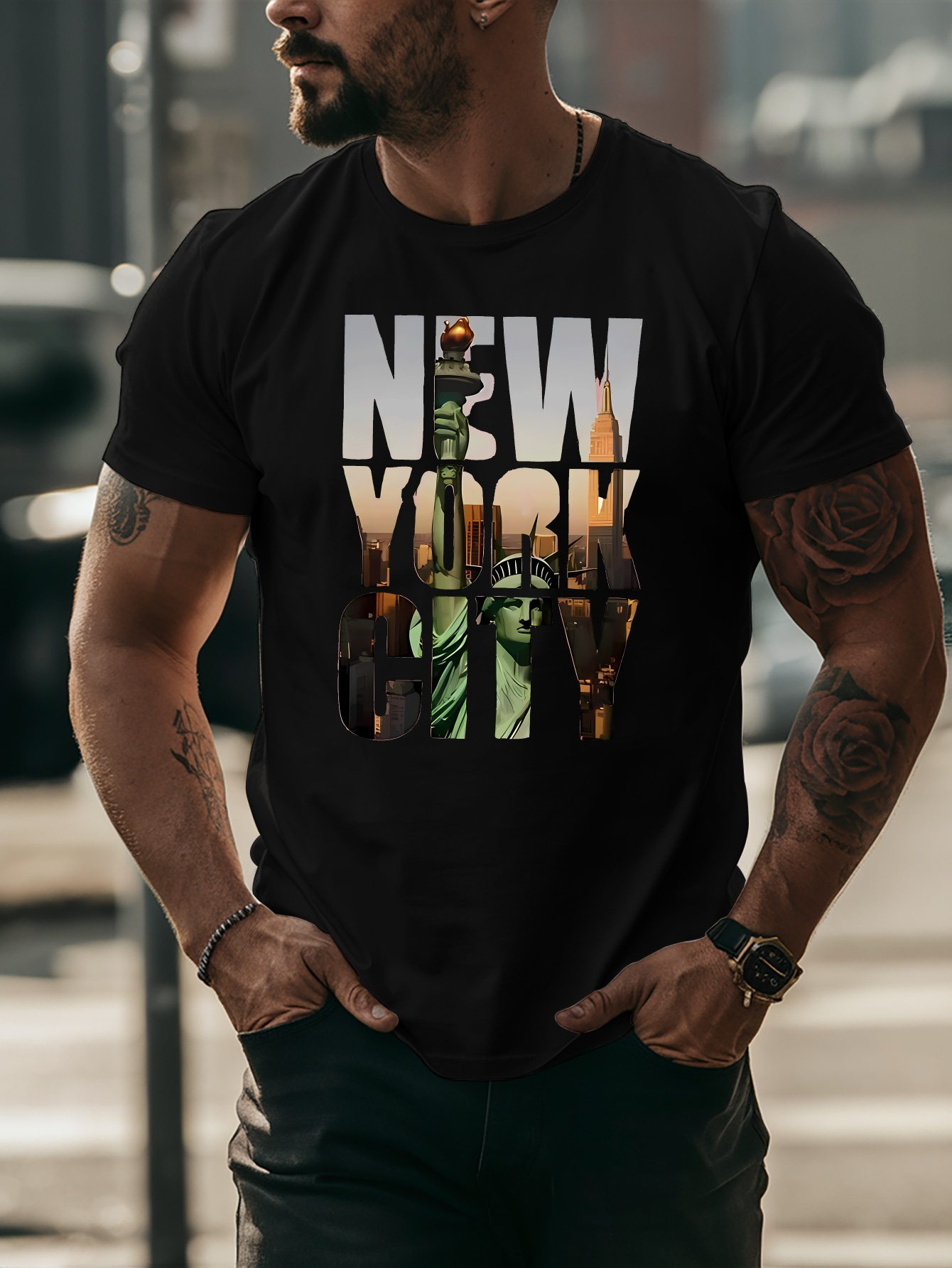 T-shirt gialla da uomo con sta - Street Fashion New York recensione e prezzo