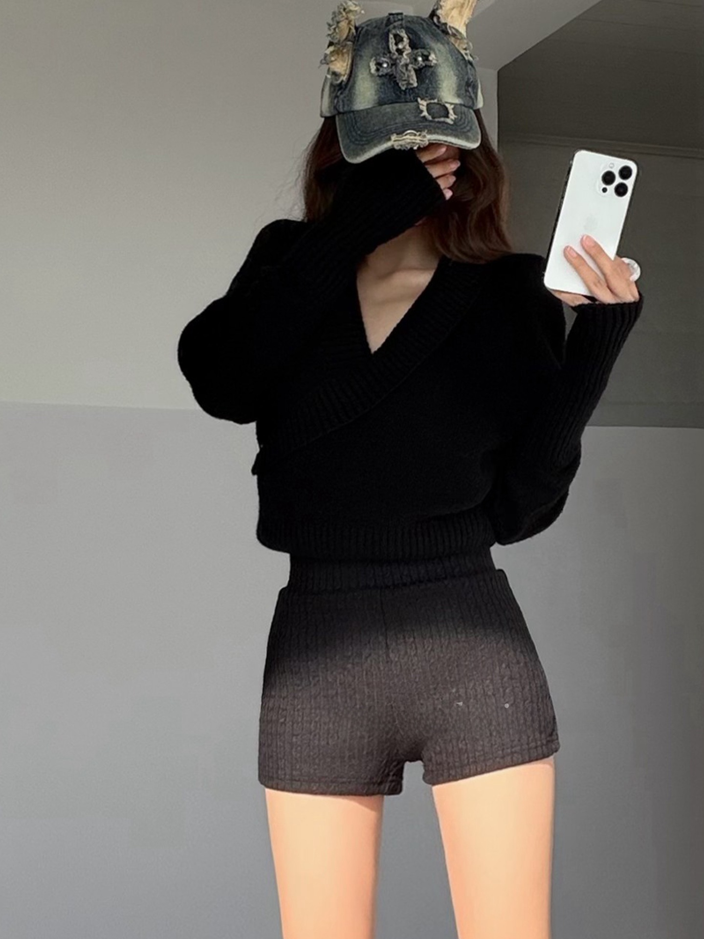 Pantaloncini in maglia a vita  - Street Fashion Of Seoul recensione e prezzo