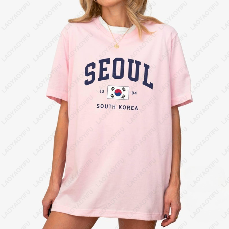 Seoul Bandiera sudcoreana T-sh - Street Fashion Of Seoul recensione e prezzo