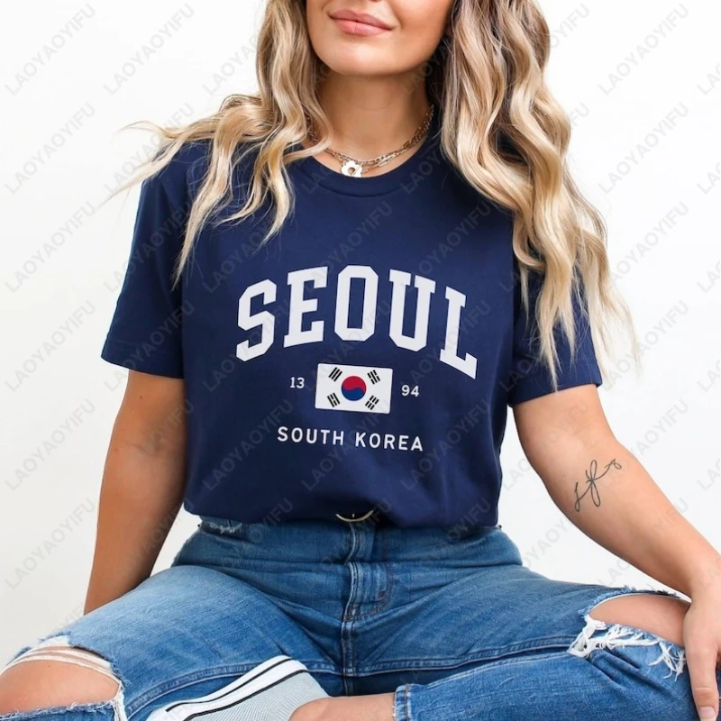 Seoul Bandiera sudcoreana T-sh - Street Fashion Of Seoul recensione e prezzo