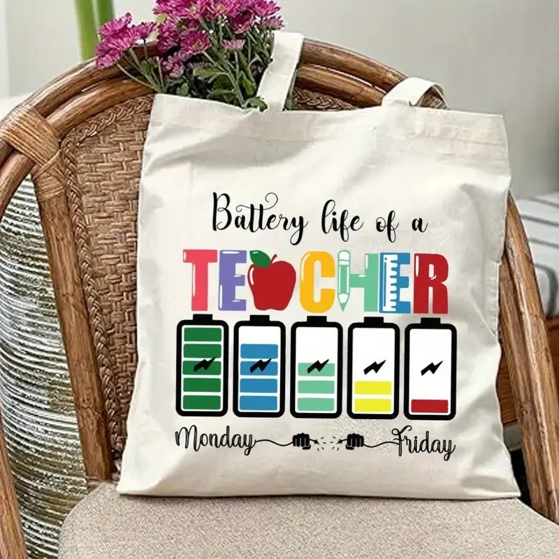 Borsa tote per insegnanti con  - Tote Bag Canvas Print recensione e prezzo