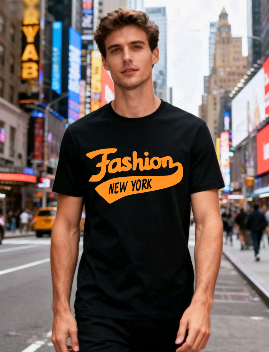 T-shirt con stampa di lettere  - Street Fashion New York recensione e prezzo