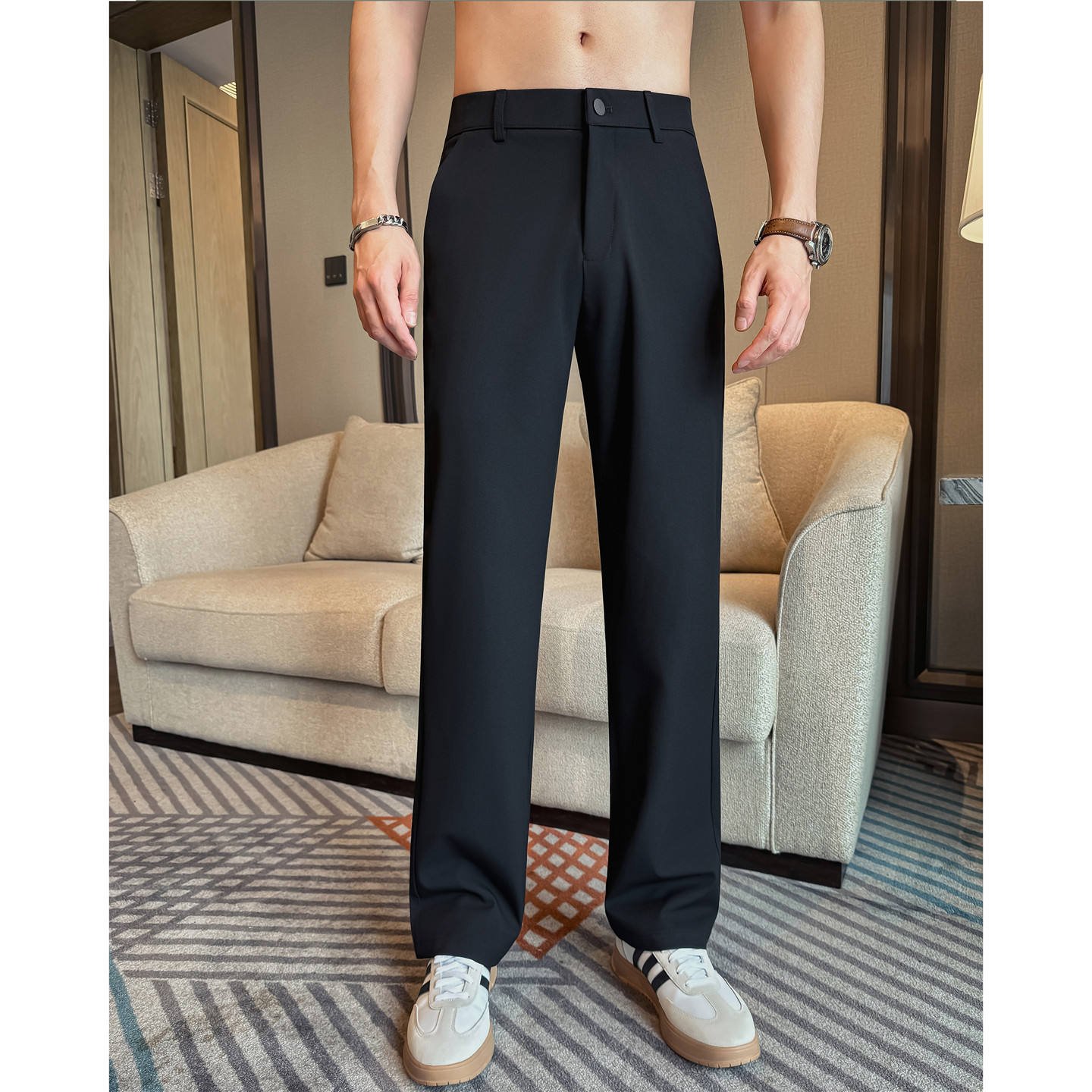 Pantaloni da Uomo con Elastico - Street Fashion Urban recensione e prezzo