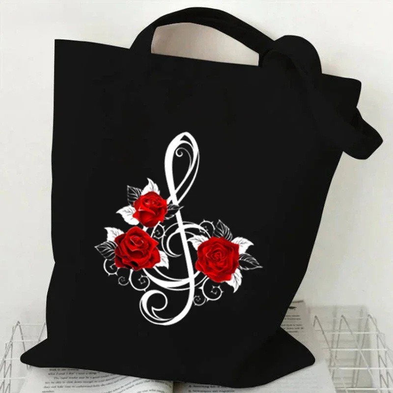 Nota musicale Battito cardiaco - Tote Bag Canvas Print recensione e prezzo