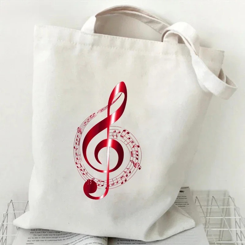 Nota musicale Battito cardiaco - Tote Bag Canvas Print recensione e prezzo