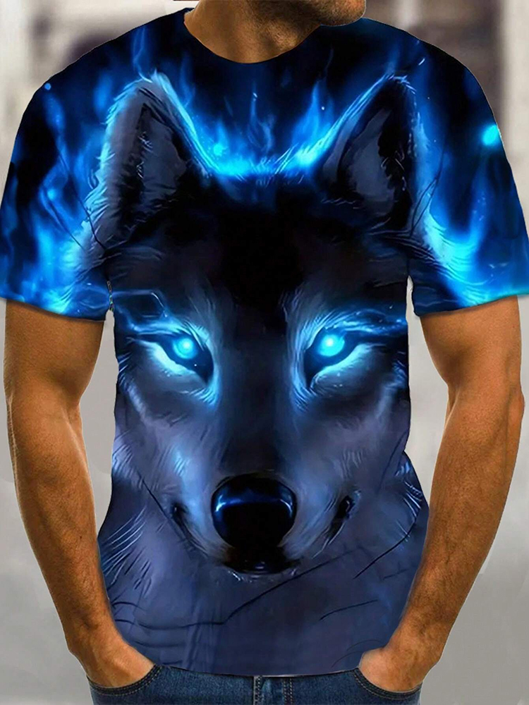 T-shirt da uomo con stampa lup - Street Fashion Urban recensione e prezzo