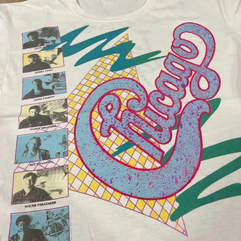 Vtg 80S Chicago Band T-shirt i - Street Fashion Chicago recensione e prezzo