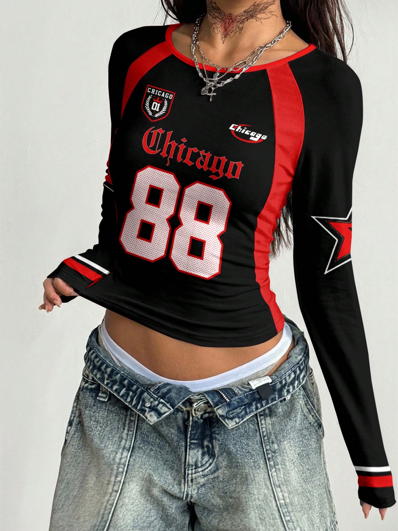 T-Shirt Comoda da Donna con Ma - Street Fashion Chicago recensione e prezzo