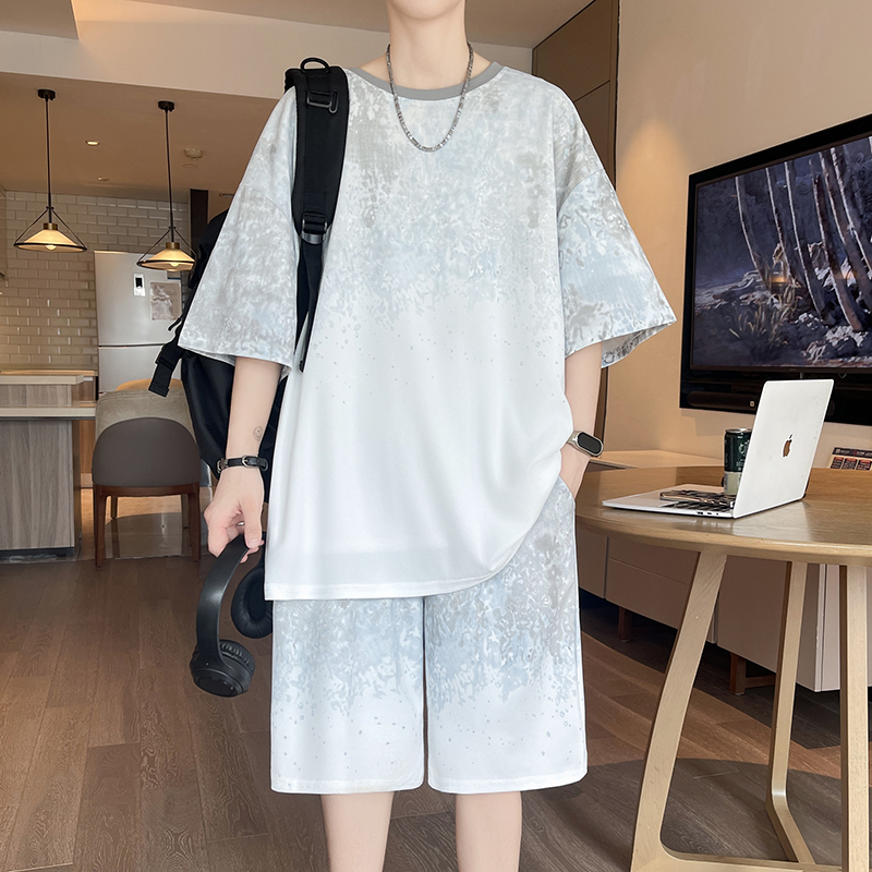 【Pantaloni a 5 punti】Set T-shi - Street Fashion For Man recensione e prezzo